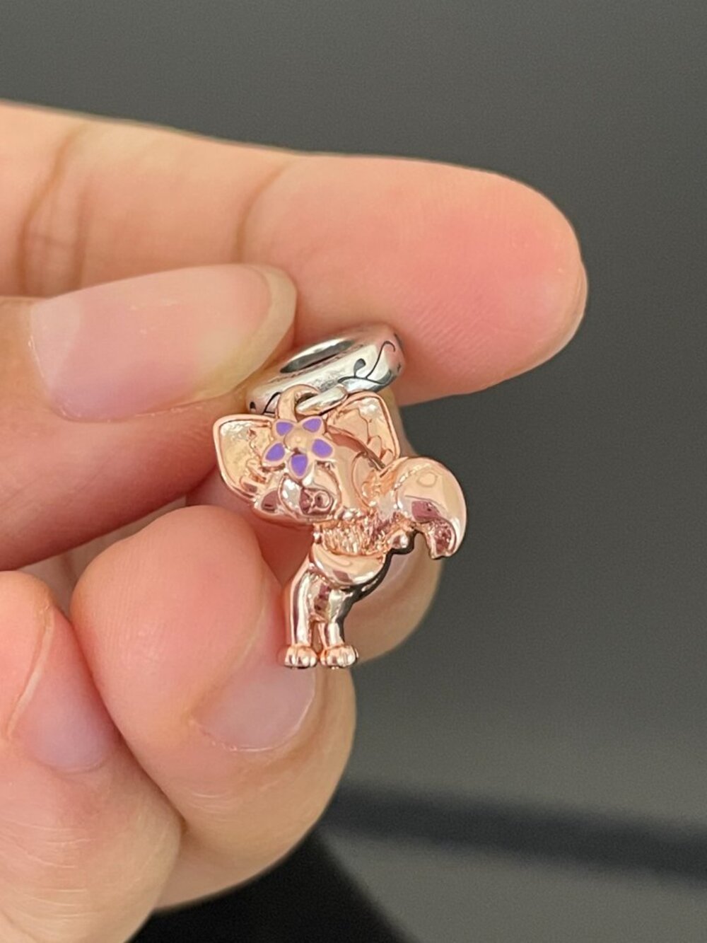 PANDORA Disney Hkdl - Linabell Charm Rose Gold-Plated silver Charm - Picture 5 of 8